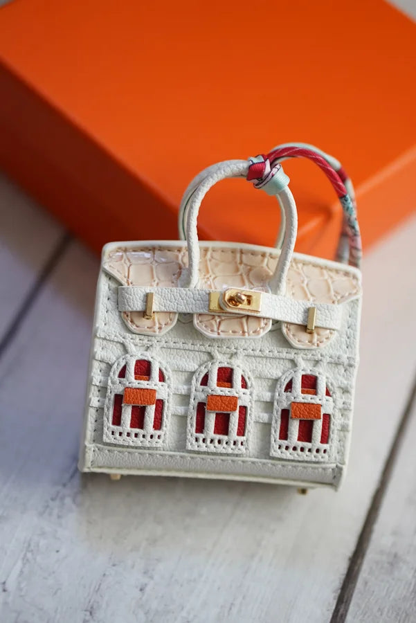 Glamgrocer Sac Jelly TPU Blanc Neige Givré Translucide 35 cm