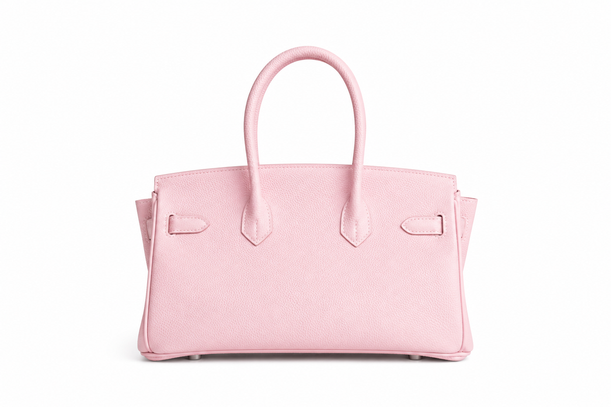 Mini Firkin cuir - Rose Pastel