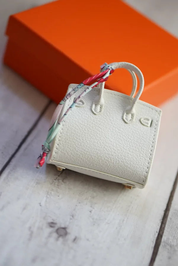 Glamgrocer Sac Jelly TPU Blanc Neige Givré Translucide 35 cm