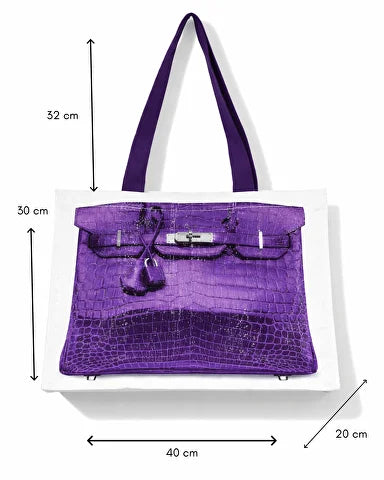 Glamgrocer Sac Jelly TPU Blanc Neige Givré Translucide 35 cm